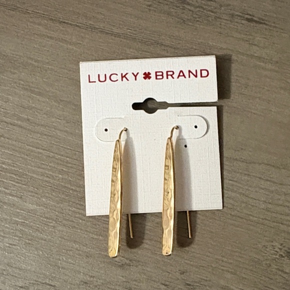 Lucky Brand Jewelry - Lucky Brand Textured Gold Earrings